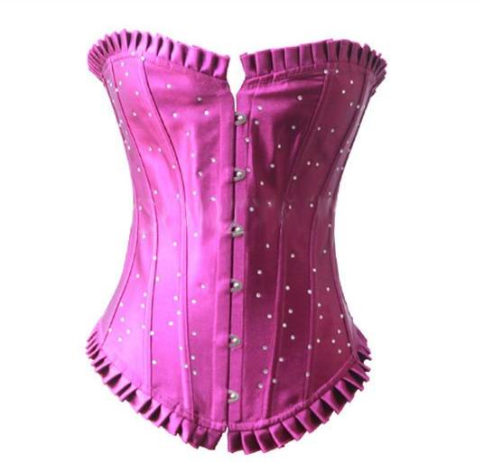 Yavisy Swarovski Crystal Purple Corset